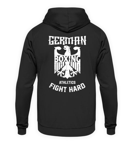 BLUZA Z KAPTUREM NIEMIECKI BOXING ATHLETIC Z NADRUKIEM