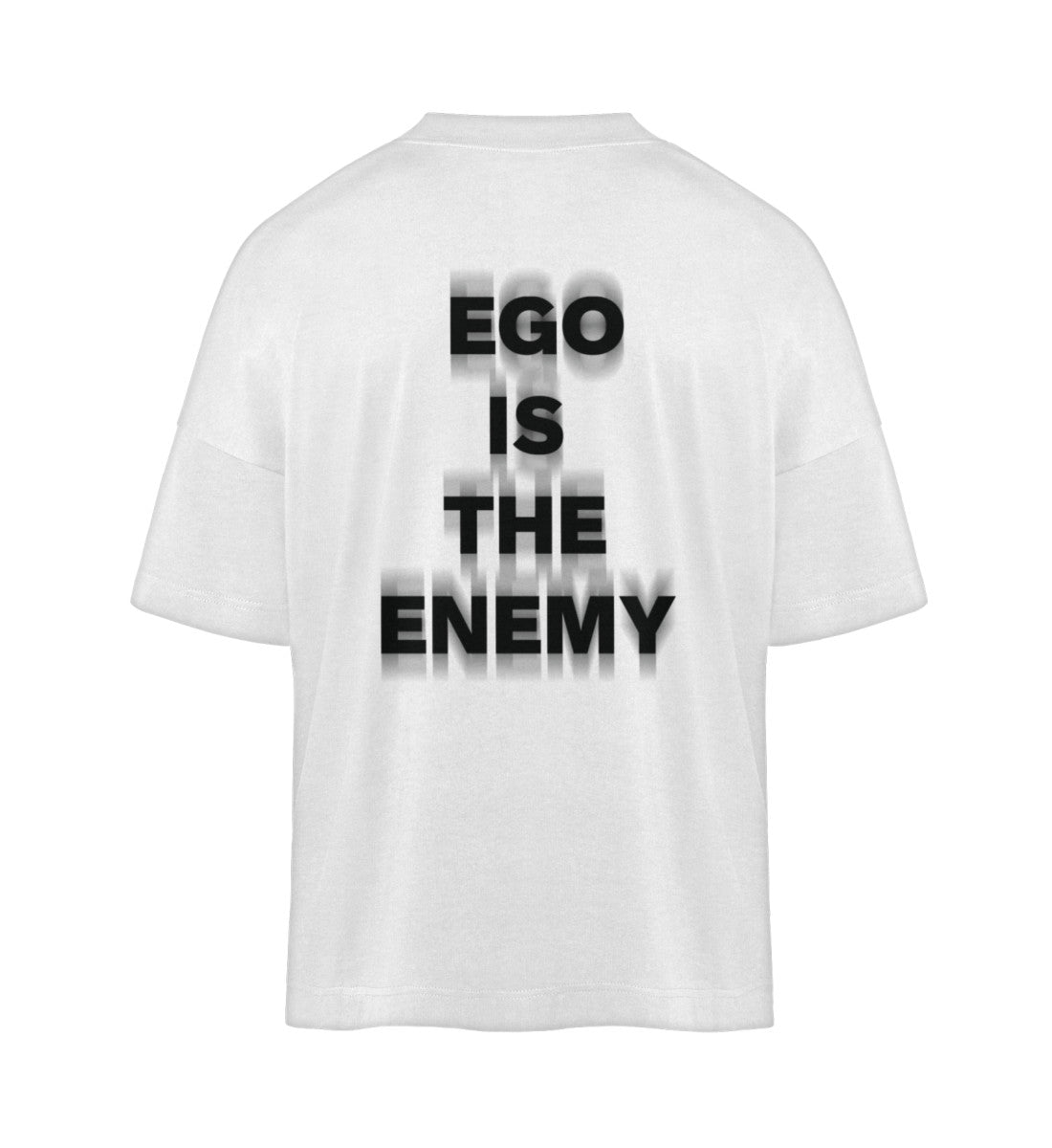 T-SHIRT EGO IS THE ENEMY - Ekologiczna koszula oversize 